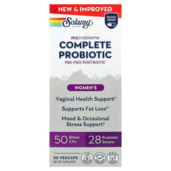 Solaray, Mycrobiome®, Complete Probiotic, Women's, 30 VegCaps