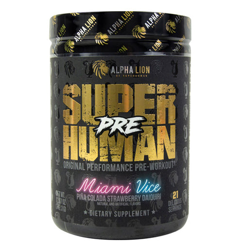 Superhuman Pre Miami Vice 21 Servings By Alpha Lion