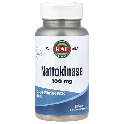 KAL, Nattokinase, 100 mg, 30 Tablets