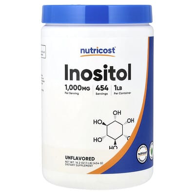 Nutricost, Inositol, Unflavored, 16.2 oz (454 g)