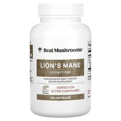 lions mane mushroom extract, Lion's Mane Mushroom Extract Powder, 120 Capsules, Real Mushrooms