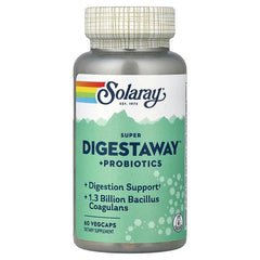 Solaray, Super Digestaway™+ Probiotics, 60 VegCaps