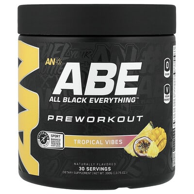 ABE, Pre-Workout, Tropical Vibes, 13.75 oz (390 g)