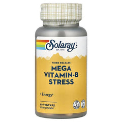 Solaray, Timed Release, Mega Vitamin-B Stress, 60 VegCaps