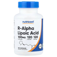 Nutricost, R-Alpha Lipoic Acid , 100 mg , 120 Capsules