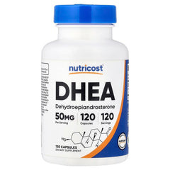 Nutricost, DHEA, 50 mg, 120 Capsules