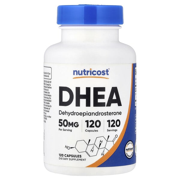 Nutricost, DHEA, 50 mg, 120 Capsules
