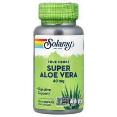 Solaray, True Herbs, Super Aloe Vera, 100 VegCaps
