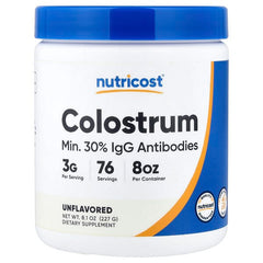 Nutricost, Colostrum, Unflavored, 8.1 oz (227 g)