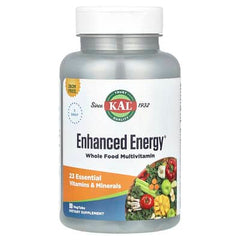 KAL, Enhanced Energy®, Whole Food Multivitamin, Iron Free, 90 VegTabs