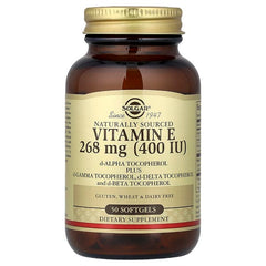 Solgar, Vitamin E, Naturally Sourced, 268 mg (400 IU), 50 Softgels