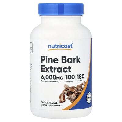 Nutricost, Pine Bark Extract, 180 Capsules (300 mg per Capsule)