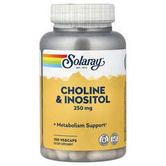 Solaray, Choline & Inositol, 100 VegCaps