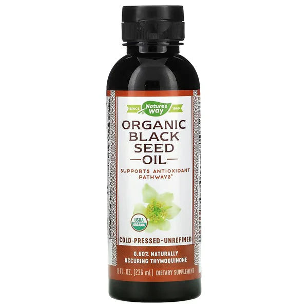 Nature's Way, Organic Black Seed Oil, 8 fl oz (236 ml)