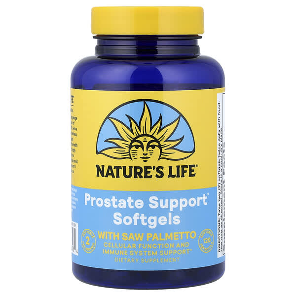 Nature's Life, Prostate Support with Saw Palmetto, 120 Softgels