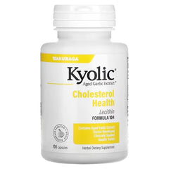Kyolic, Aged Garlic Extract with Lecithin, Cholesterol Health, 100 Capsules, kyolic cholesterol