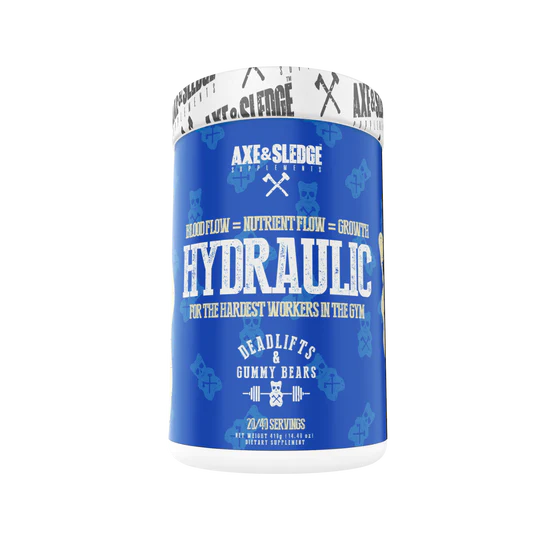 Axe & Sledge Supplements Hydraulic // Non-Stim Pre-Pump (Blue Raspberry Icee)