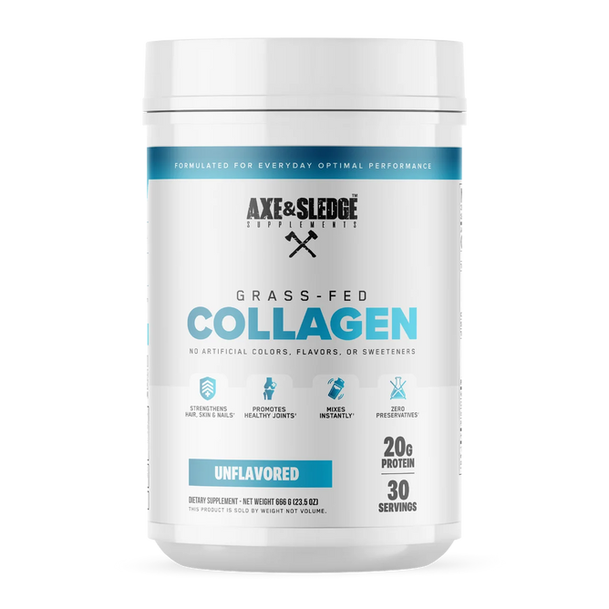axe and sledge collagen peptides, axe and sledge collagen supplement, axe and sledge collagen powder, 23.5 Oz.