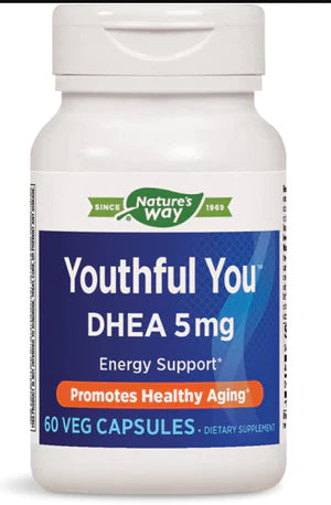Nature's Way Youthful You™ DHEA -- 5 mg - 60 Veg Capsules