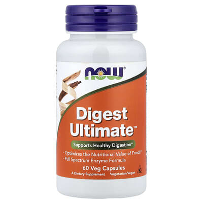 NOW Foods Digest Ultimate, 60 Veg Capsules