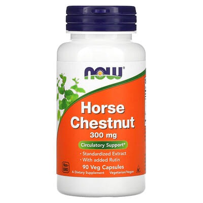 NOW Foods, Horse Chestnut, 300 mg, 90 Veg Capsules