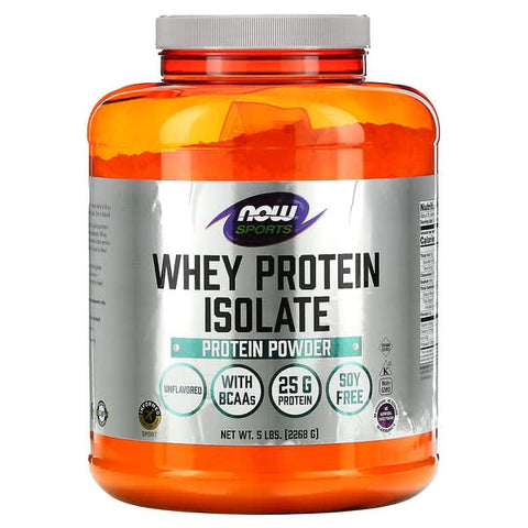 now foods whey protein isolate, Sports  Unflavored, 5 lbs, now protein isolate