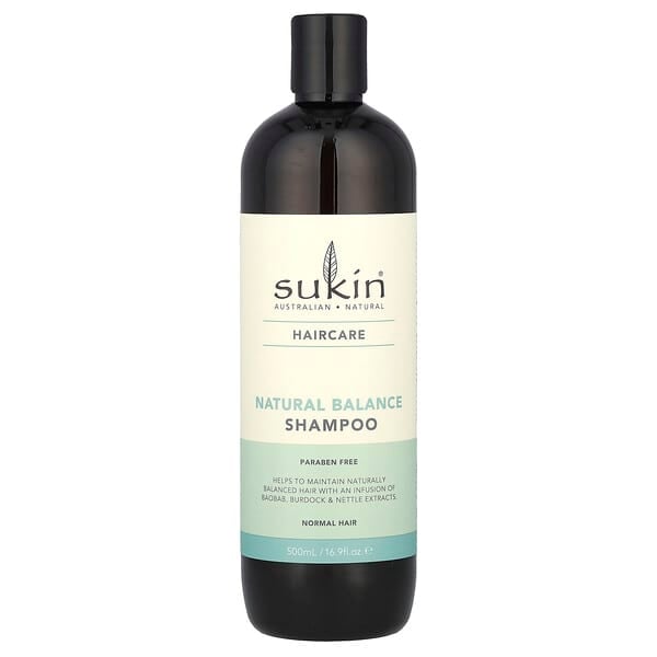Sukin, Natural Balance Shampoo, Normal Hair , 16.9 fl oz (500 ml)