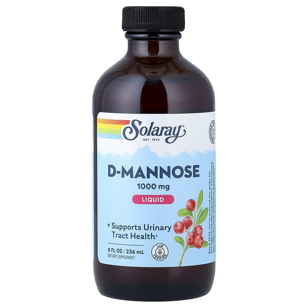Solaray, Liquid, D-Mannose, 8 fl oz (236 ml)