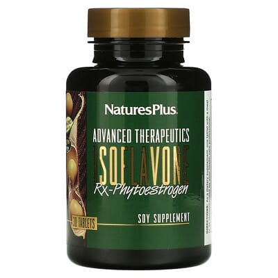 NaturesPlus, Advanced Therapeutics, Isoflavone Rx-Phytoestrogen, 30 Tablets