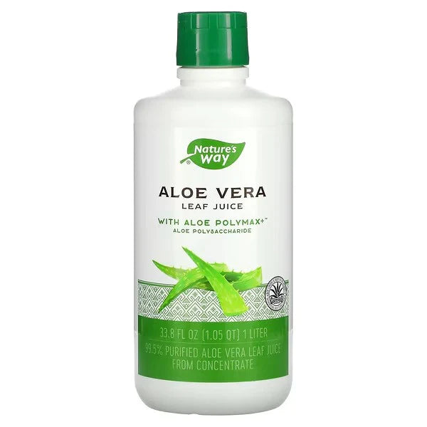 Nature's Way, Aloe Vera Leaf Juice, 33.8 fl oz (1 L)