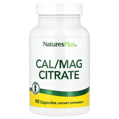 NaturesPlus, Cal/Mag Citrate, 90 Capsules