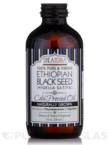 Ethiopian Black Seed Oil, 100% Pure, Naturally Grown, Cold Pressed, 8 oz.