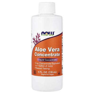 NOW Foods, Aloe Vera Concentrate, 4 fl oz (118 ml)