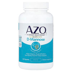 AZO, D-Mannose, Urinary Health, 120 Capsules