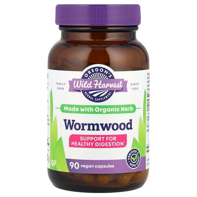 Oregon's Wild Harvest, Wormwood, 780 mg, 90 Vegan Capsules (260 mg Per Capsule)