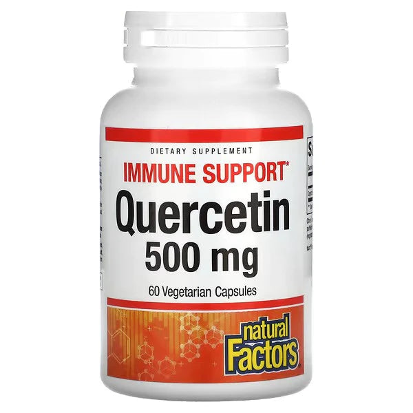 Natural Factors Quercetin, 500 mg, 60 Vegetarian Capsules
