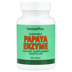 NaturesPlus, Chewable Papaya Enzyme, 180 Tablets