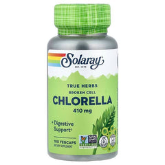 Solaray, True Herbs, Broken Cell Chlorella, 410 mg, 100 VegCaps