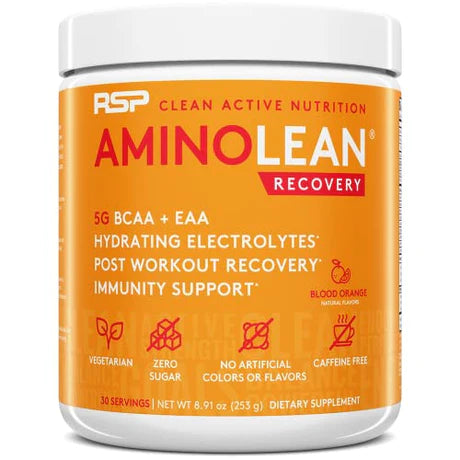 RSP Nutrition, AminoLean Recovery, Blood Orange, 8.91 oz
