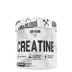 axe and sledge creatine, Supplements Basics Creatine, Enhances Strength, Increases Lean Body Mass, Boosts Performance, Unflavored, 50 Servings