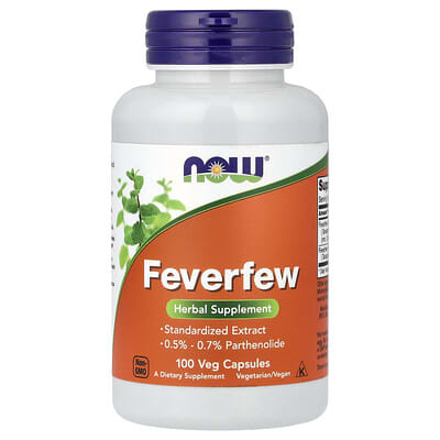 NOW Foods, Feverfew, 100 Veg Capsules
