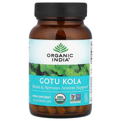 Organic India, Gotu Kola, 700 mg, 90 Vegetarian Caps (350 mg per Capsule)