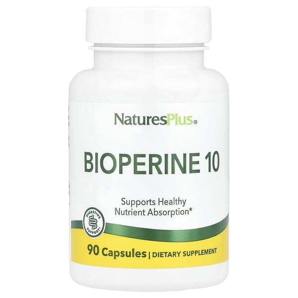 NaturesPlus, Bioperine 10, 90 Capsules (10 mg per Capsule)