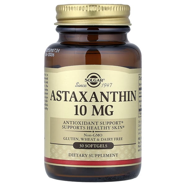 Solgar, Astaxanthin, 10 mg, 30 Softgels