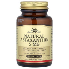 Solgar Natural Astaxanthin, 5 mg, 60 Softgels