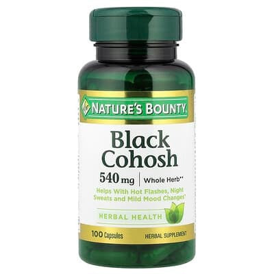 Nature's Bounty, Black Cohosh, 540 mg, 100 Capsules