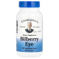 Christopher's Original Formulas, Bilberry Eye, 850 mg, 100 Vegetarian Caps (425 mg per Capsule)