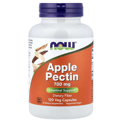 NOW Foods, Apple Pectin, 120 Veg Capsules (0.7 g per Capsule)