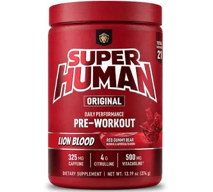 alpha lion lions blood, alpha lion superhuman lion's blood, alpha lion pre workout lions blood, 21 servings