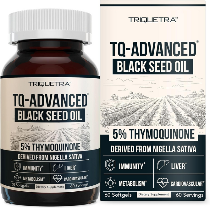 Triquetra Health TQ Advanced Black Seed Oil 60 Softgels